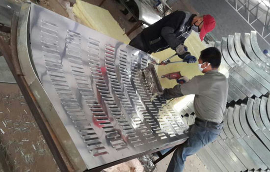 聲屏障生產(chǎn)流程